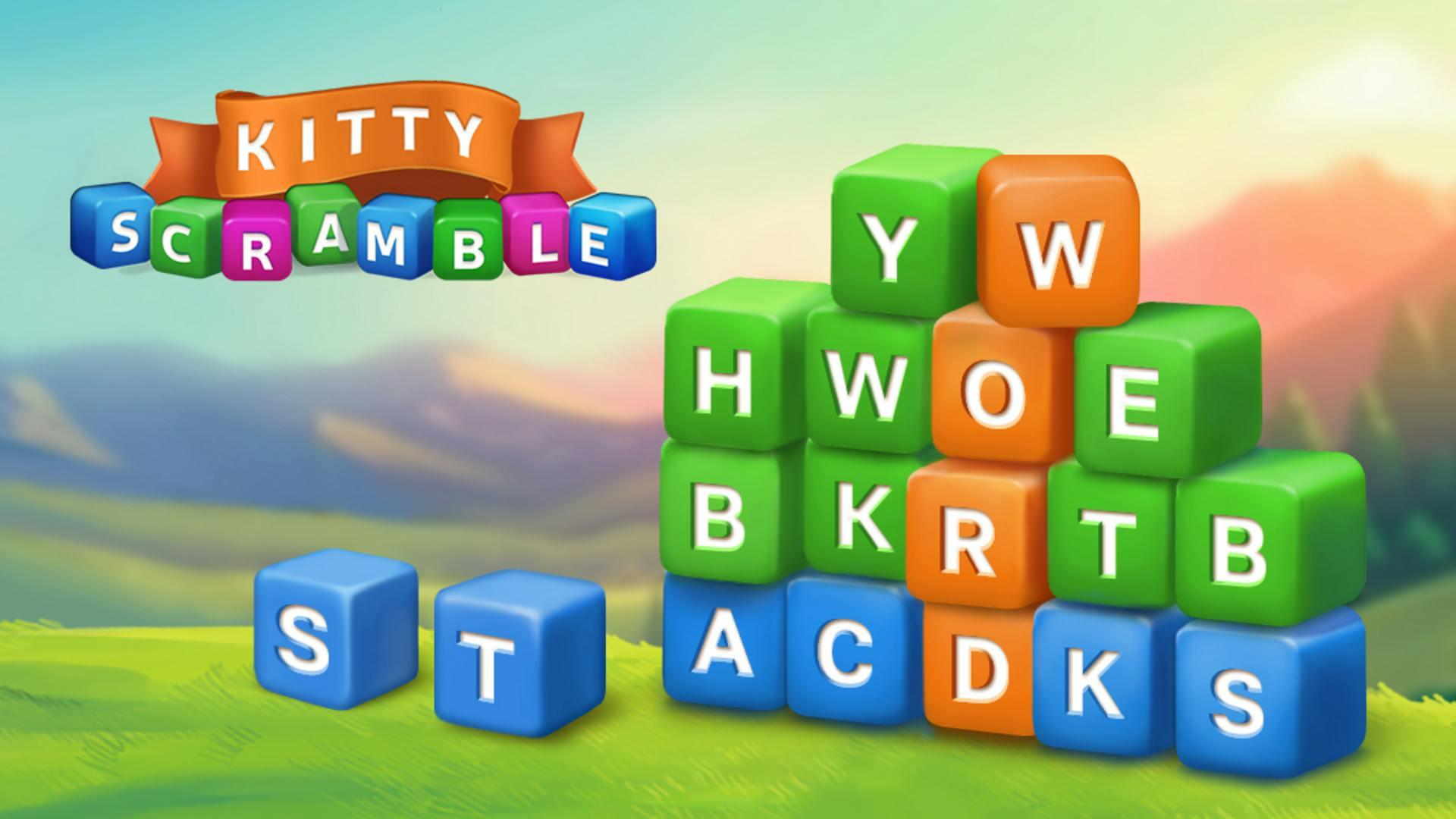 Kitty Scramble: Word Stacks