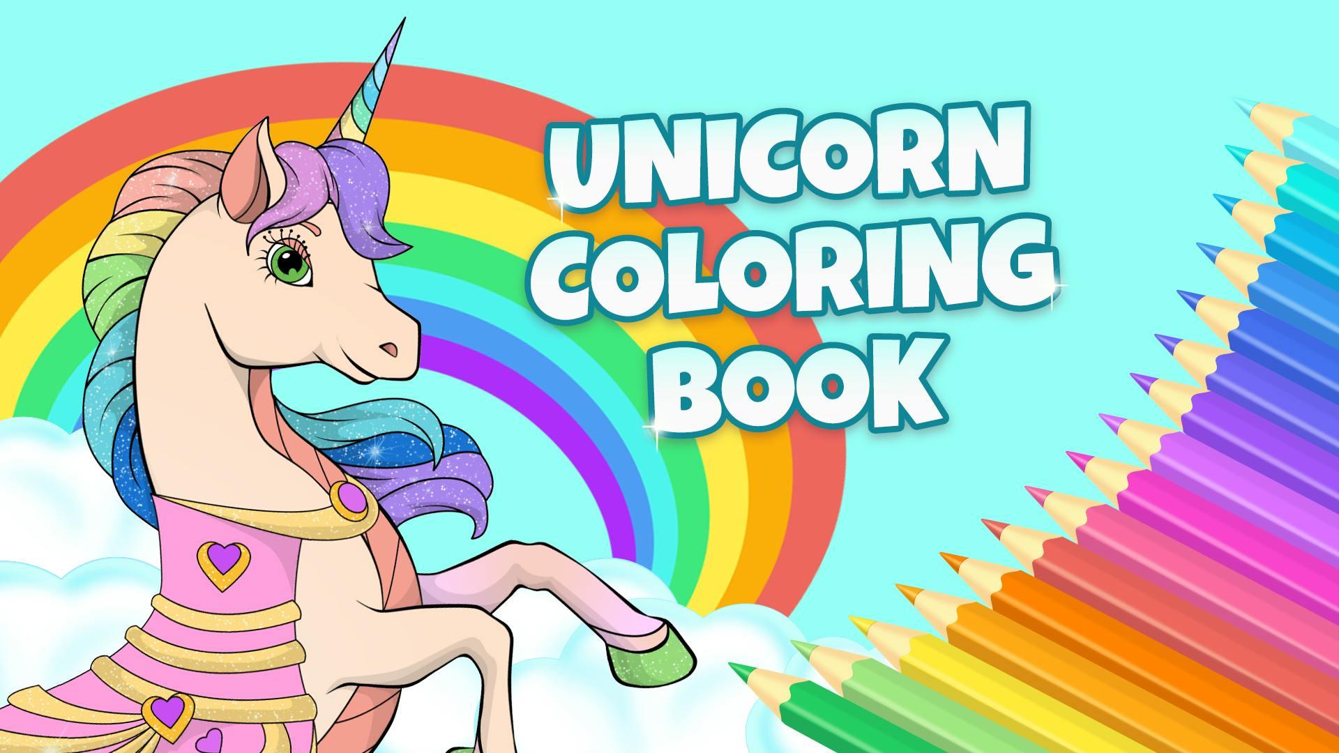 Unicorn Dress Up Coloring Book